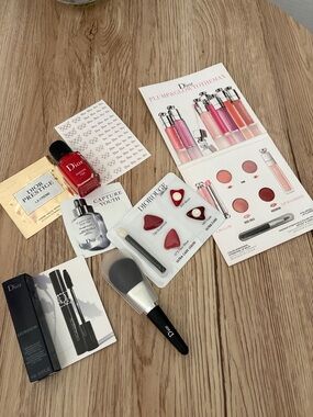 Dior Beauty Collection with Pink and Red Accents